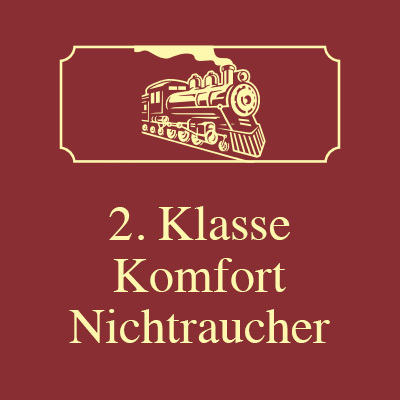 Samstag 18.04.2026<br> 2. Klasse Komfort Nichtraucher